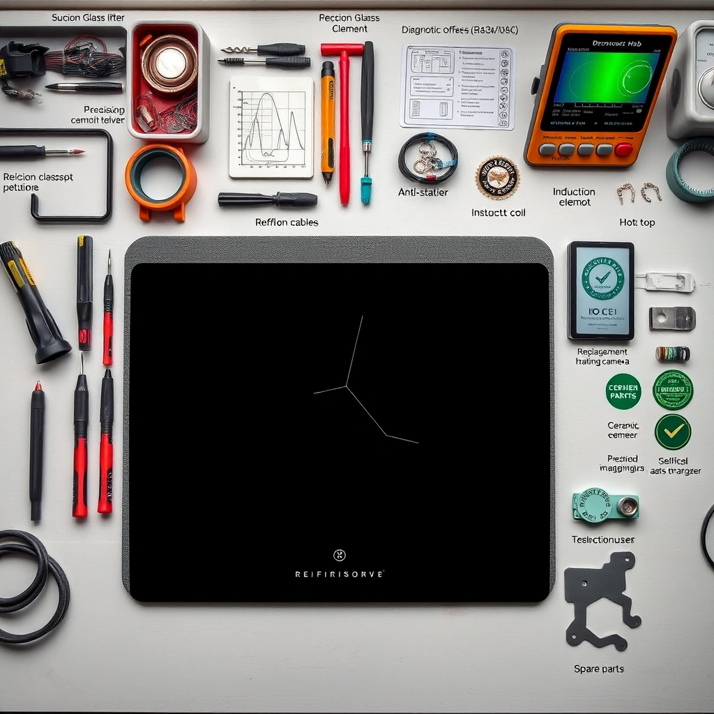 Professional image related to Qué servicios técnicos son considerados los mejores para reparar vitrocerámicas with high-quality visual elements