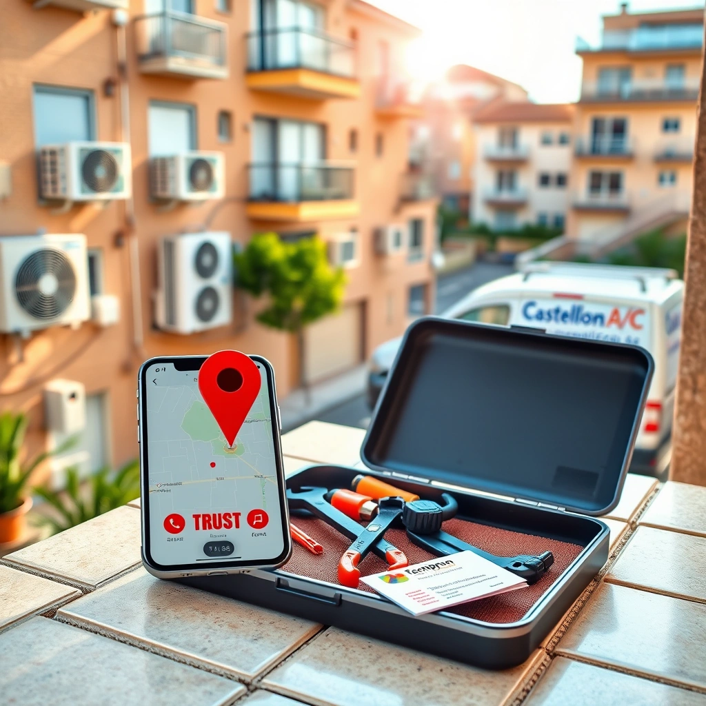 Professional image related to Donde puedo contactar un tecnico para reparar mi aire acondicionado en Castellon with high-quality visual elements