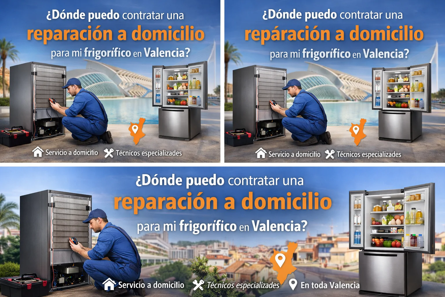 Donde puedo contratar una reparacion a domicilio para mi frigorifico Valencia - &iquest;D&oacute;nde puedo contratar una reparaci&oacute;n a domicilio para mi frigor&iacute;fico en Valencia?