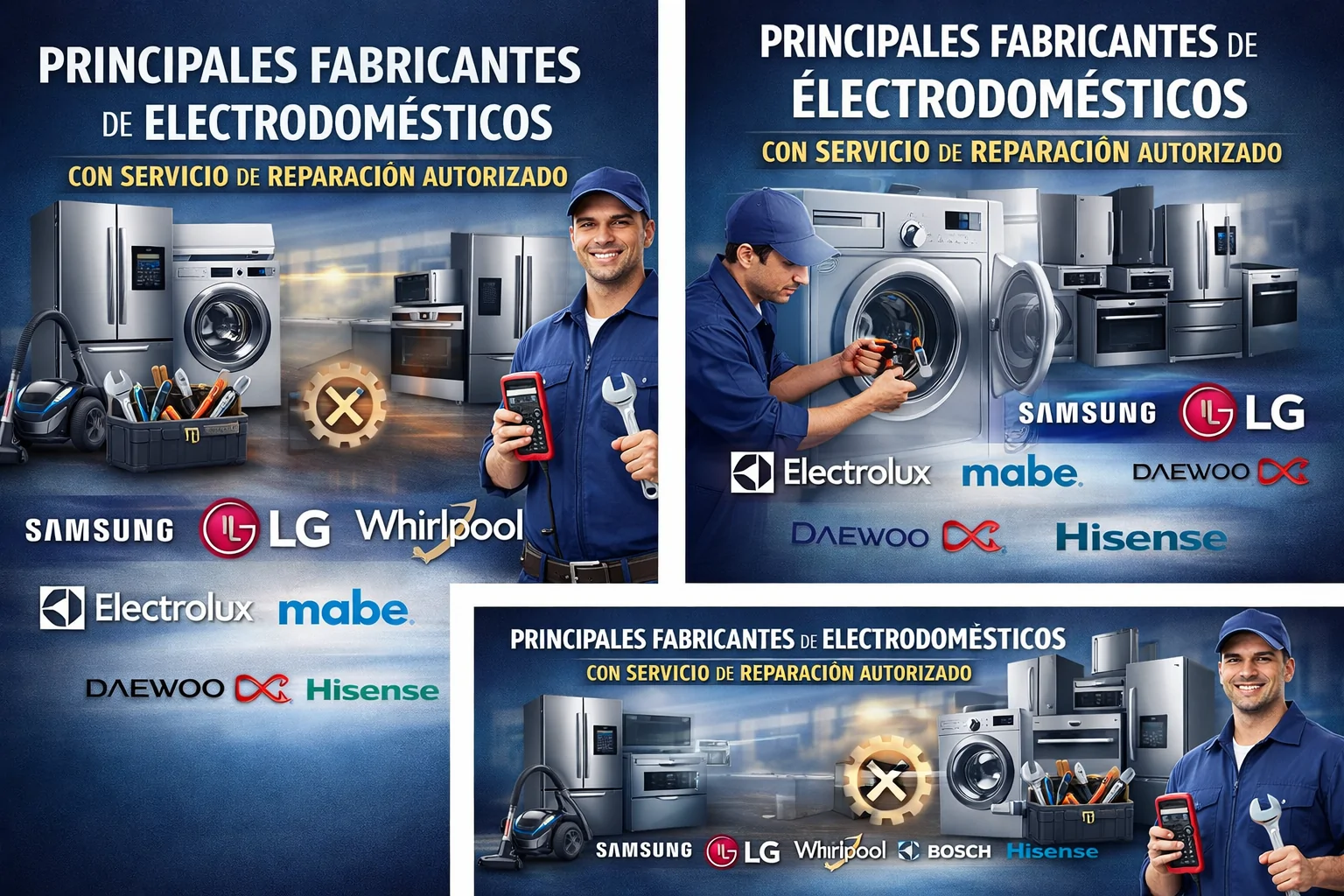 Principales fabricantes de electrodomestico con servicio de reparacion autorizado - Principales fabricantes de electrodom&eacute;sticos con servicio de reparaci&oacute;n autorizado
