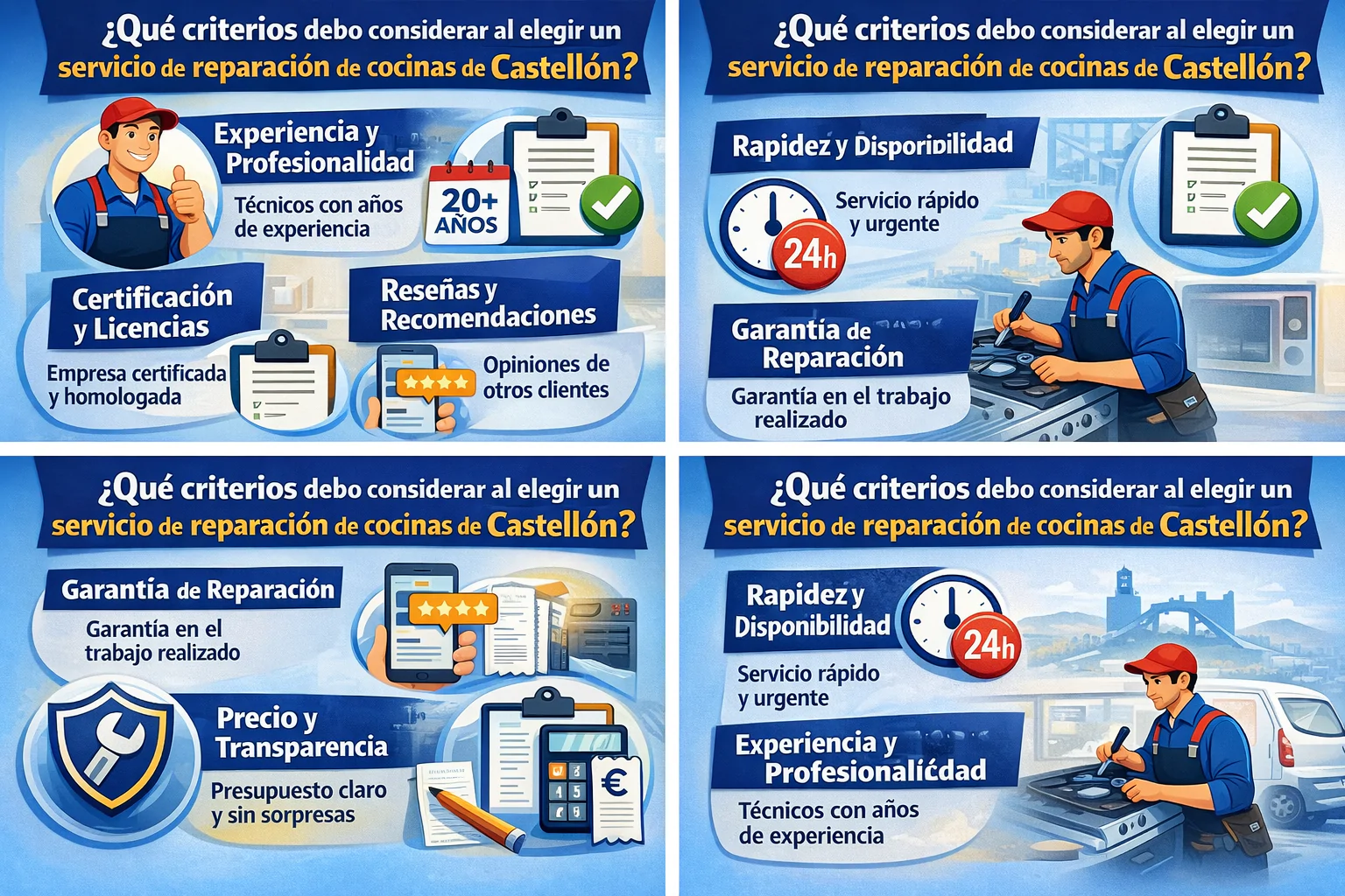 Que criterios debo considerar al elegir un servicio de reparacion de cocinas de gas Castellon - &iquest;Qu&eacute; criterios debo considerar al elegir un servicio de reparaci&oacute;n de cocinas de gas en Castell&oacute;n?
