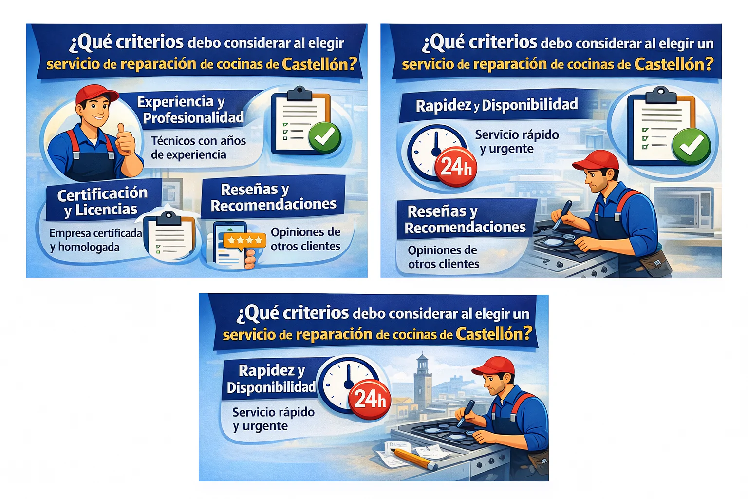 Que criterios debo considerar al elegir un servicio de reparacion de cocinas de gas - &iquest;Qu&eacute; criterios debo considerar al elegir un servicio de reparaci&oacute;n de cocinas de gas en Castell&oacute;n?