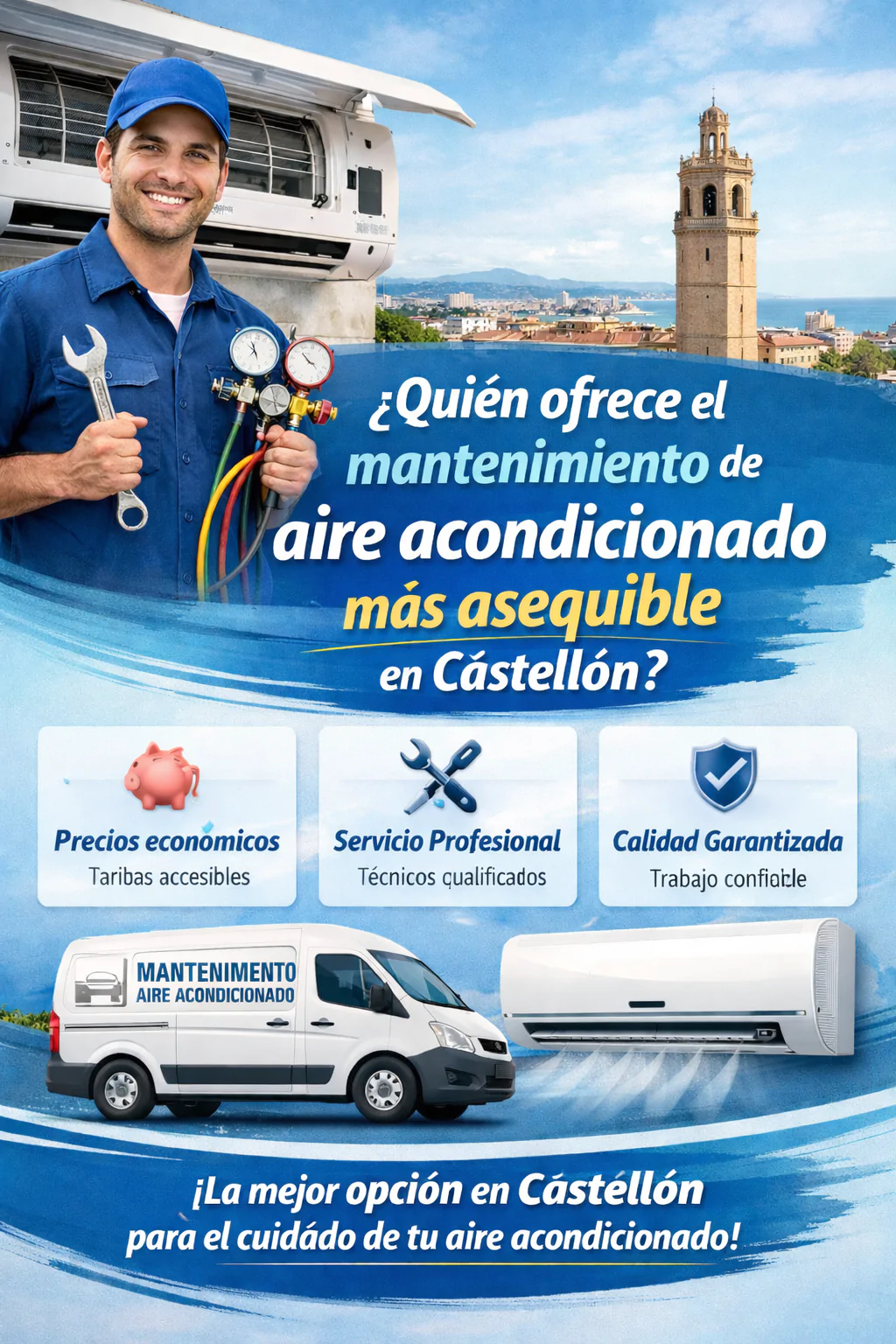 Quien ofrece el mantenimiento de aire acondicionado mas asequible Castellon - &iquest;Qui&eacute;n ofrece el mantenimiento de aire acondicionado m&aacute;s asequible en Castell&oacute;n?