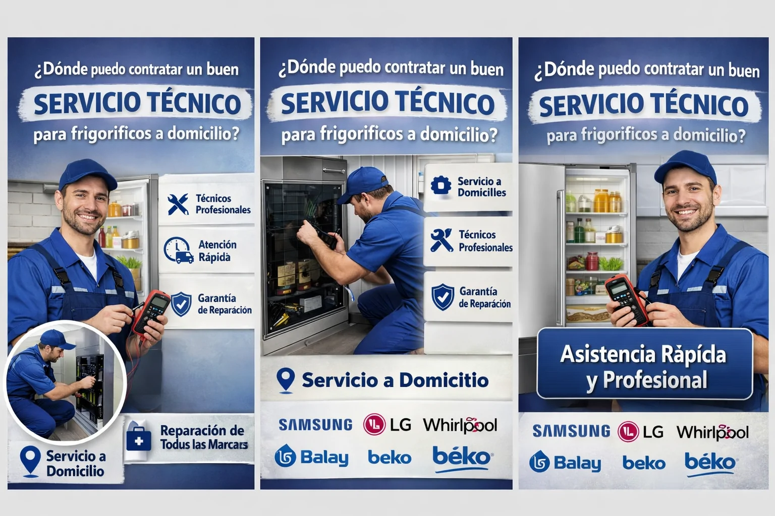 Donde puedo contratar un buen servicio tecnico para frigorificos a domicilio Castellon - &iquest;D&oacute;nde puedo contratar un buen servicio t&eacute;cnico para frigor&iacute;ficos a domicilio en Castell&oacute;n?