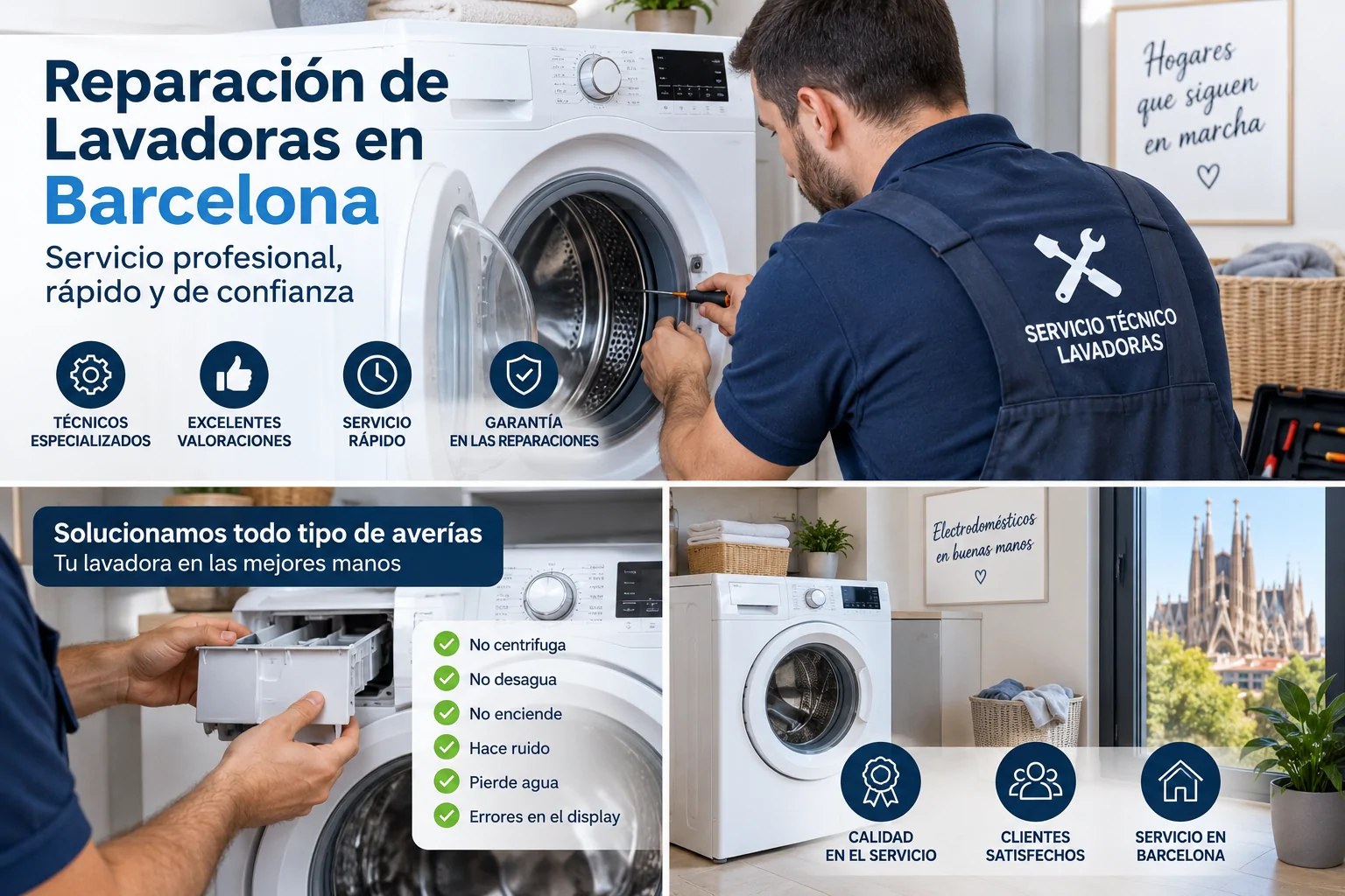 ¿Qué servicios de reparación de lavadoras tienen las mejores valoraciones en Barcelona? Que servicios de reparacion de lavadoras tienen las mejores valoraciones en Barcelona - ¿Qué servicios de reparación de lavadoras tienen las mejores valoraciones en Barcelona?