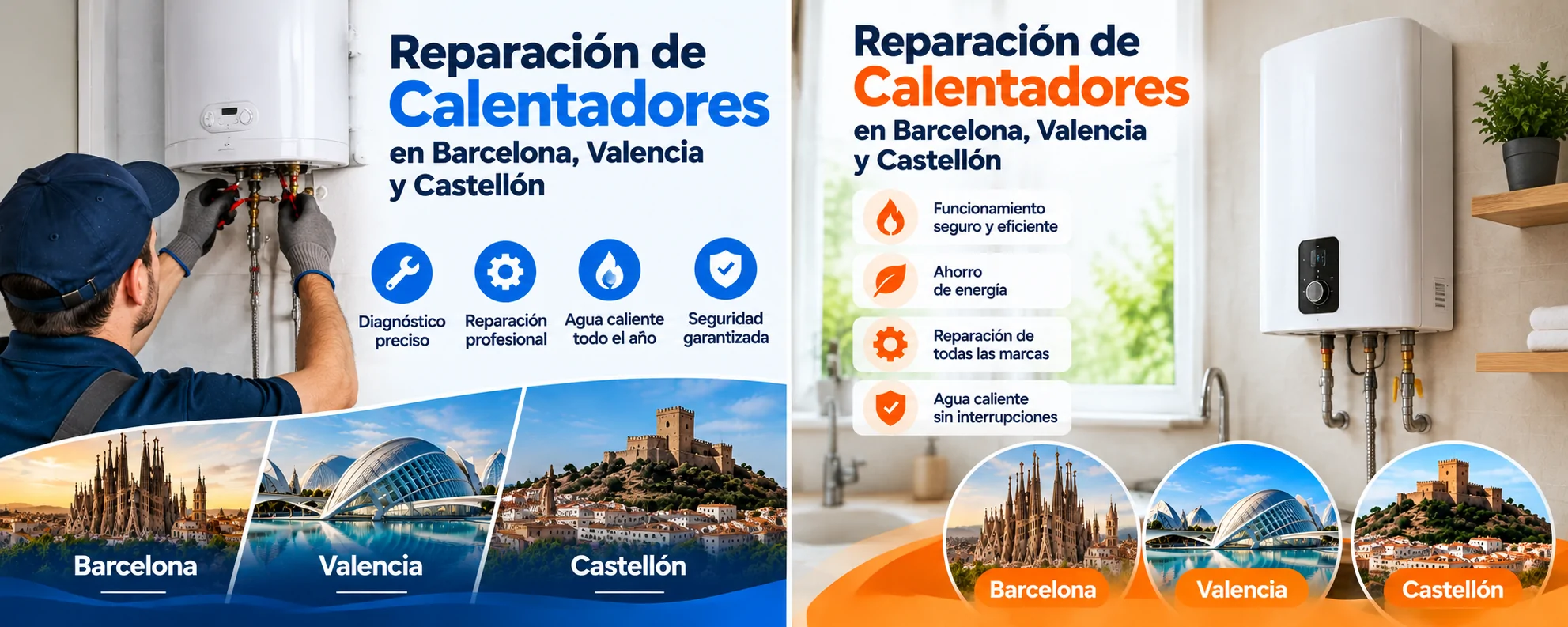 Reparación de Calentadores en Barcelona, Valencia y Castellón Reparacion de Calentadores - Reparación de Calentadores en Barcelona, Valencia y Castellón