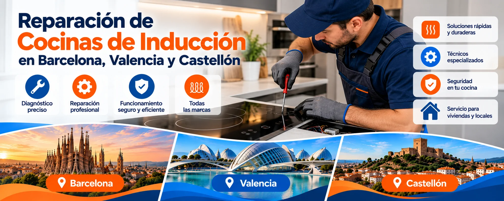 Reparación de Cocinas de Inducción en Barcelona, Valencia y Castellón Reparacion de Cocinas de Induccion en Barcelona Valencia y Castellon - Reparación de Cocinas de Inducción en Barcelona, Valencia y Castellón