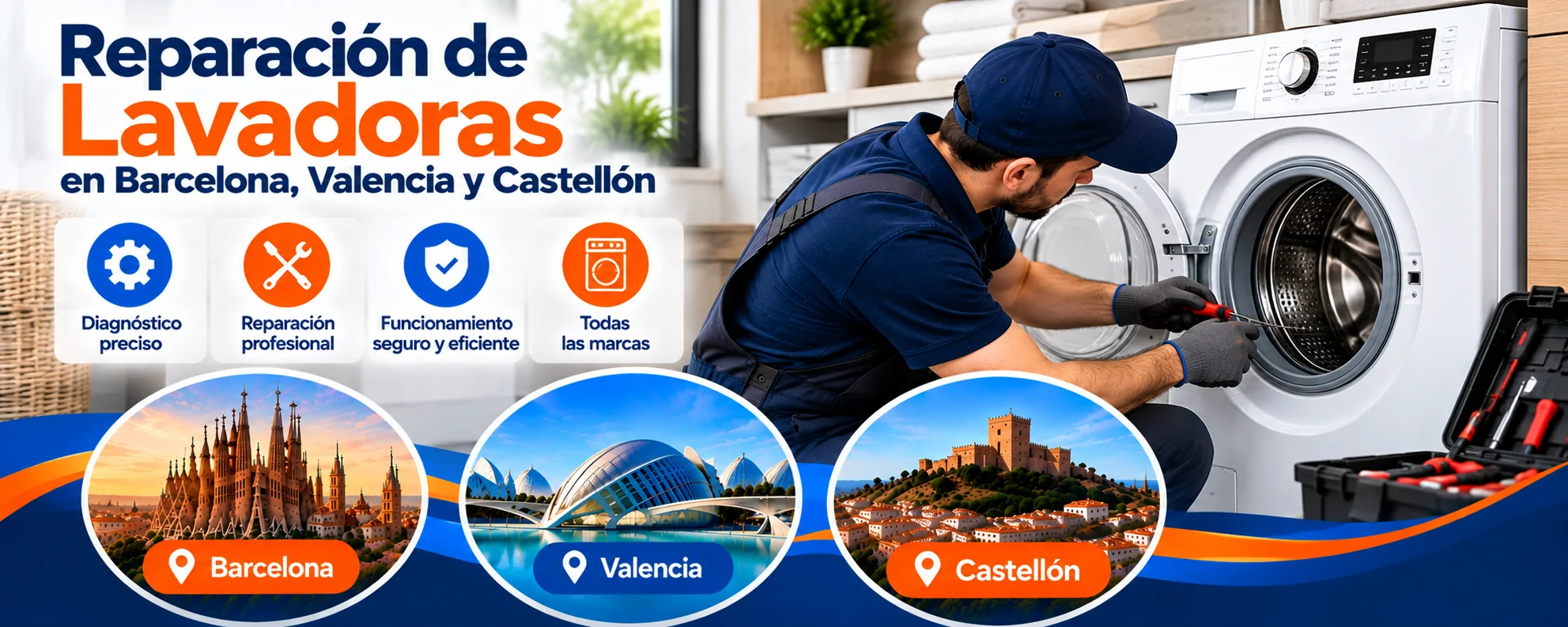 Reparación de Lavadoras en Barcelona, Valencia y Castellón Reparacion de Lavadoras en Barcelona Valencia y Castellon - Reparación de Lavadoras en Barcelona, Valencia y Castellón