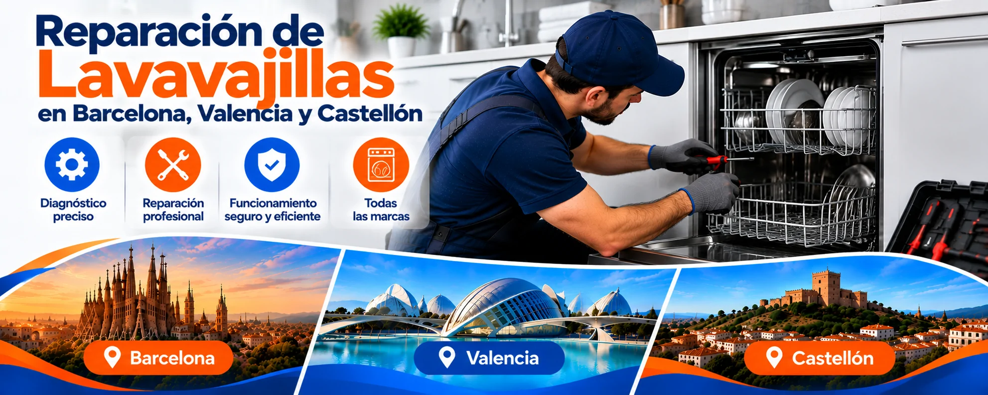 Reparación de Lavavajillas en Barcelona, Valencia y Castellón Reparacion de Lavavajillas en Barcelona Valencia y Castellon - Reparación de Lavavajillas en Barcelona, Valencia y Castellón